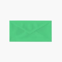 110x220mm Spearmint Green Wallet Gummed Plain 100gsm Wove Envelopes
